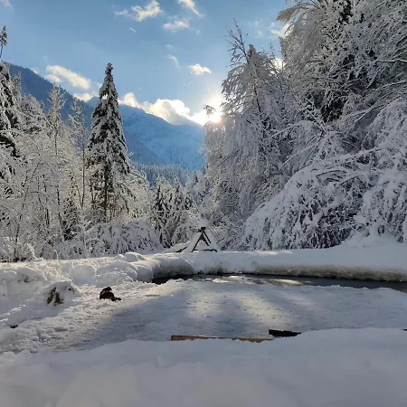 Idyllic Mountain Huette -gesaeuse Nationalpark *