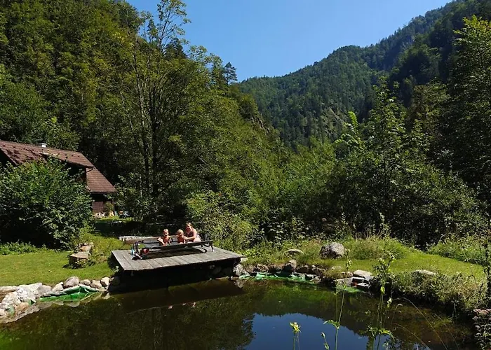 Idyllic Mountain Huette -gesaeuse Nationalpark *